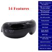 Pink Bluetooth Eye Massager: Heat, Air Pressure, Vibration Rechargeable - 4