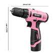 HILDA 12V Cordless Impact Drill Screwdriver, EU Plug - 2