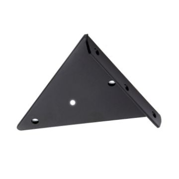 Invisible Load Bearing Triangle Wall Shelf Bracket, 170x130mm, Black - 1