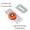 Silent Closet Sliding Door Pulley Fittings with 8 Screws - 4