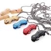 Stainless Steel Peanut Shape Folding Necklace Knife (Random Color) - 4