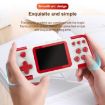 A12 3.0" HD Retro Handheld Game Console, 666 Games, Double Red Blue - 4