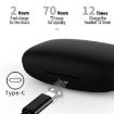 TWS Bluetooth Earphones T17 Black - Noise Reduction & LED Display - 6