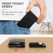 Slim Pop Up RFID Blocking Metal Wallet & Card Holder (Black) - 5