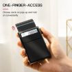 Gold Slim Metal Wallet RFID Blocking Pop Up Card Holder Clip - 4
