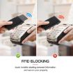 Gold Slim Metal Wallet RFID Blocking Pop Up Card Holder Clip - 6