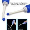 Portable 500ml Travel Bidet Peri Wash Bottle for Postpartum Care (Blue) - 4