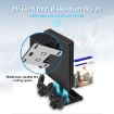 PS4/PS4 Pro/Slim Dual-Seat Charging & Cooling Base Bracket (Black) - 5