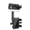 360 Rotating Car Rearview Mirror Phone Holder - Black - 2