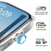 DT102 1.9" Heart Rate/Blood Oxygen Bluetooth Call NFC Watch Gold - 5