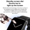 DT102 Gold Steel 1.9" HR/Blood O2 Bluetooth Call Watch with NFC - 6