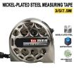 5M 19mm Waterproof Hollow Steel Tape Measure - Rust Prevention Ruler - 2