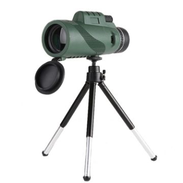 40x60 FMC HD Monocular Binoculars with Tripod & Holder - 1