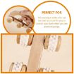 Wooden Manual Arch Bridge 6-Wheel Massager for Muscle Care - 4