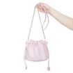 Large-Capacity Blue Waterproof Leather Camera Bag with Drawstring - 5