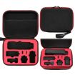 DJI Osmo Pocket 3 Camera Storage Bag - Black Shell, Red Inner - 1