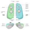 Colorful Light Left & Right Handle for Switch Joycon (Black) - 2