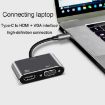 JINGHUA Z321 Type-C HUB: HDMI+VGA Multifunctional Docking Station - 4