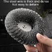 Kacheeg 304 Stainless Steel Pot Brush, Short Style Dishwashing Tool - 3