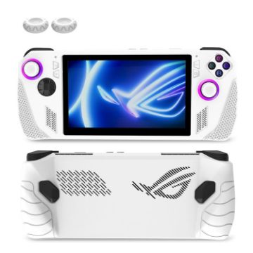ASUS ROG Ally Console Silicone Cover + Button Cap Set (White) - 1
