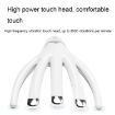 Electric Head Massager: Heated Vibration Comb, Pearl White - 4