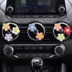 White Candy-colored Flower Car Vent Aromatherapy Clip - 4
