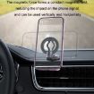 Pearl Black Metal MagSafe Magnetic Folding Phone Holder - 5