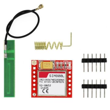SIM800L GSM Module GPRS Adapter Board with Antenna - 1