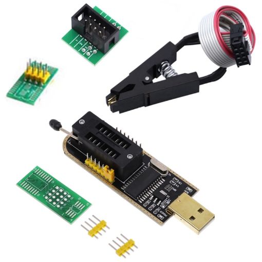 CH341A Programmer USB Module + SOP8 Test Clip with 2 Boards - 1
