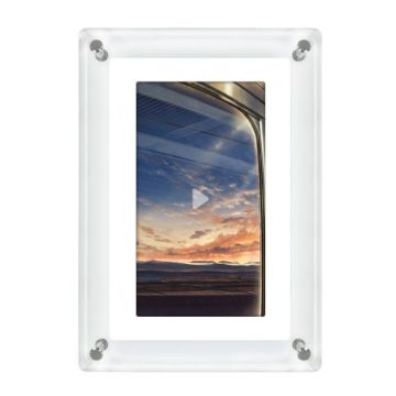 5" HD Digital Photo Frame 1080P Motion Video Display (UK Plug) - 1
