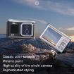 4K HD Dual Lens Camera 50MP Dual Screen Selfie Camera (White) - 2