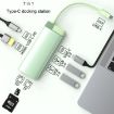 BS7A 7 In 1 Type-C Multi-Function USB Hub Docking Station (Pink) - 4