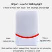 USB Power Wireless Doorbell with Remote Control and Intelligent Flashing - 4