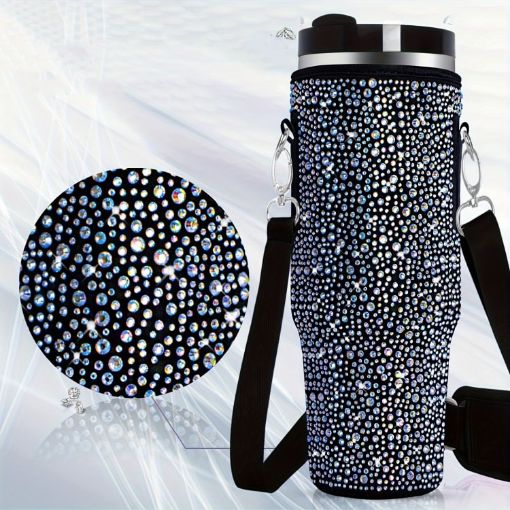 Neoprene Insulated Cover for Stanley 40oz Cup - Black - 1