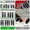 Luminous Silicone Removable Piano Notes Guide for 88 Keys Keyboard - 3