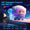 HY320 1080P 390ANSI 4K Projector, Wifi 6, Bluetooth 5.0, Android 11 - 3