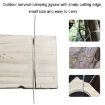 Orange 70cm Stainless Steel Wire Saw for Camping and Survival - 2