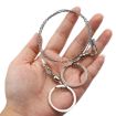 Orange 70cm Stainless Steel Wire Saw for Camping and Survival - 6