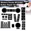 2005-2010 VW Touareg/Passat Steering Wheel Button Repair Stickers - 2
