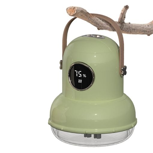 ICARER FAMILY USB Night Light Humidifier, Green, Dual-spray Charging - 1