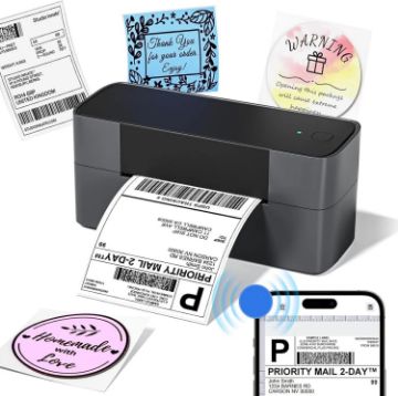 Phomemo PM245-BT Bluetooth Shipping Label Printer, 1-4.6 Inch (EU Plug) - 1