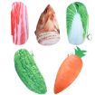 3D Vegetable Plush Pencil Pouch - Large Pen Case, Style: Pork - 2