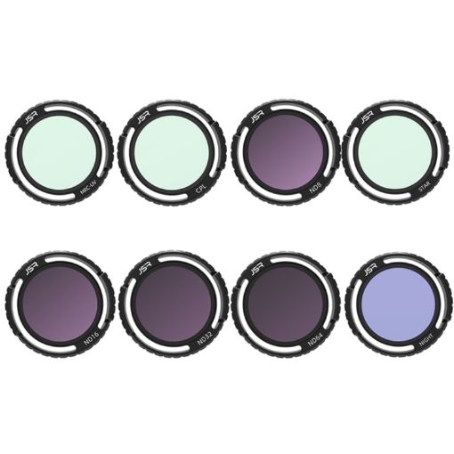 JSR-2050-21 Camera Filters UV+CPL+ND8/16/32/64+Night+Star for DJI Avata 2 - 1