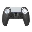 PS5 Gamepad White Silicone Case + 8 Hats, Anti-Skid Cover - 3