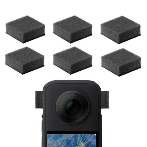 Insta360 X4/X3 Noise Canceling Windproof Cotton Accessories, 6pcs/Pack - 1