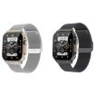 A70 1.96" IP68 Waterproof Bluetooth Smartwatch Silver Steel - 2