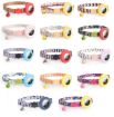 Pet Collar Holder for AirTag, Red Geometry Design, Bell & Buckle - 2