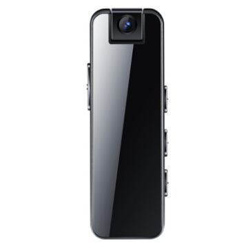 Mrobo D6 1080P Night Vision Camera with Back Clip, No-memory, Black - 1