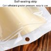 100pcs 8x11cm Pearlescent Film Ziplock Bags - Translucent Plastic - 4