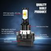 H11B 80W Car Headlight Bulbs 2pcs 3570 LED Fog Lights Ice Blue - 5